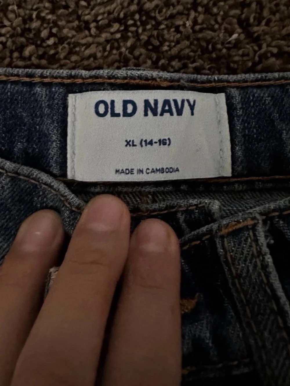 Old Navy Girls Denim Skirt Size XL 0115